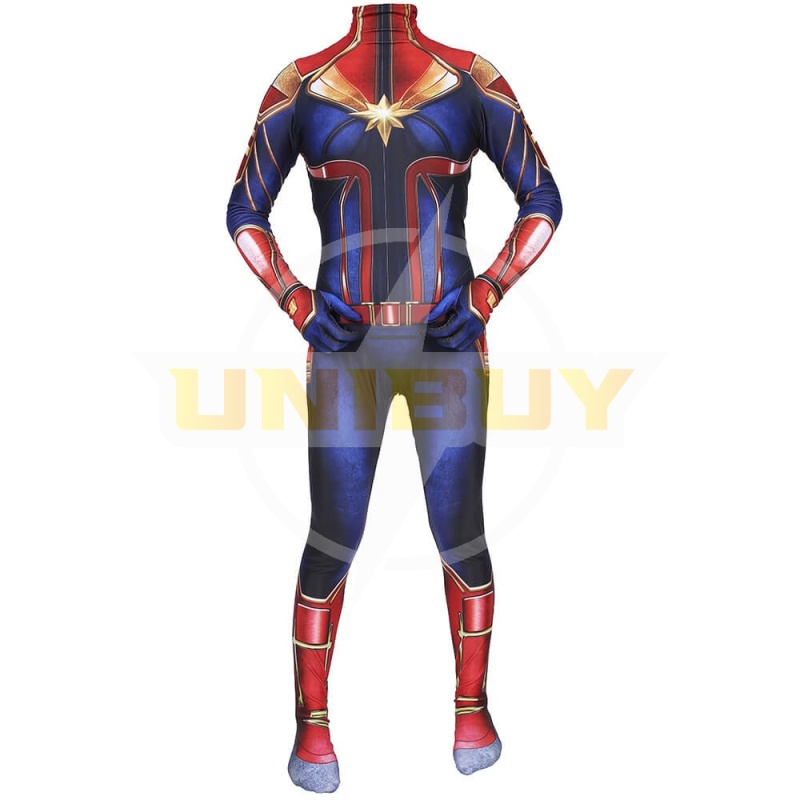 New Captain Marvel Carol Danvers Costume Cosplay Outfit Bodysuit Unibuy