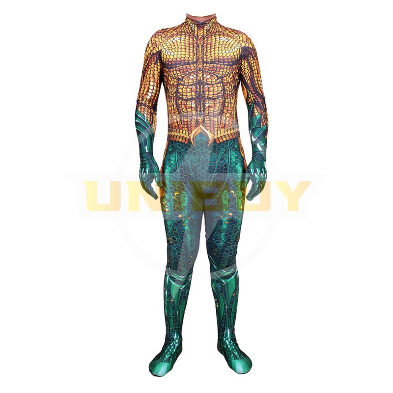 Justice League Aquaman Second Skin Suit Costume Cosplay Bodysuit Jumpsuit Ver.2 Unibuy