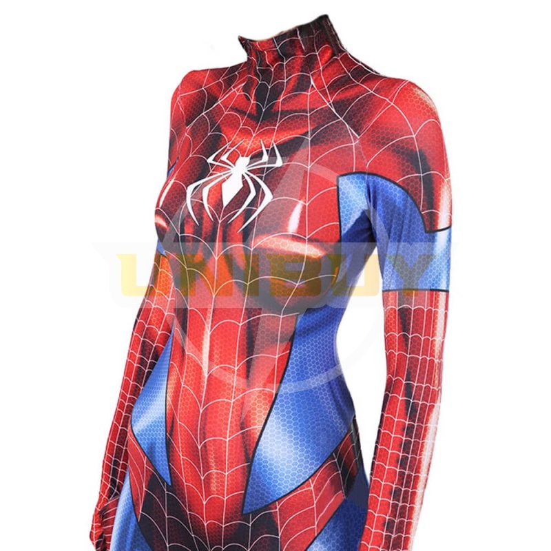 Spider Girl Spider-Man Mary Jane Spinneret Cosplay Costume Suit For Kids Adult Unibuy