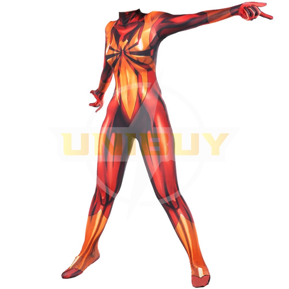 Iron Spider-Man Mary Jane Spinneret Spider Girl Costume Cosplay Suit For Kids Adult Unibuy