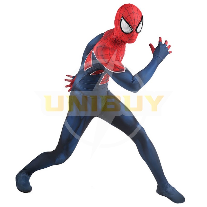 Spider-Man PS4 Peter Parker Spider-UK Suit Costume Cosplay Suit For Kids Adult Unibuy