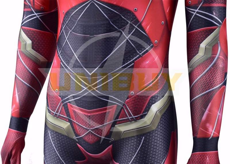 The Flash Justice League Costume Cosplay Suit Bodysuit For Kids Adult Unibuy