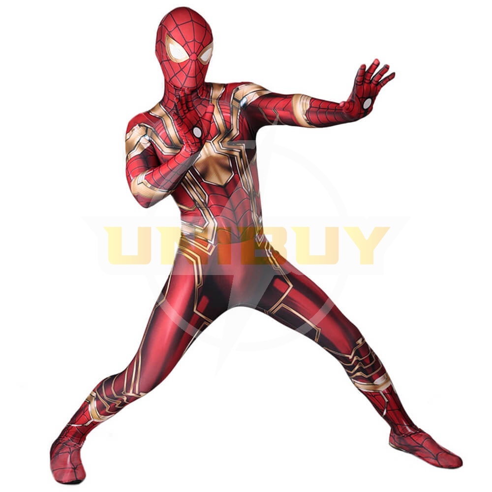 Avengers Infinity War Peter Parker Iron Spider-Man Suit Cosplay Costume Bodysuit Unibuy
