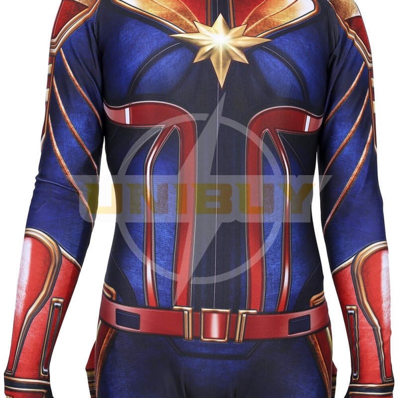 New Captain Marvel Carol Danvers Costume Cosplay Outfit Bodysuit Unibuy