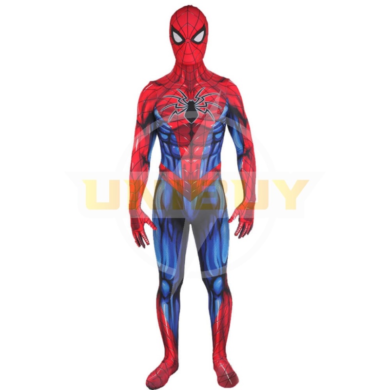 Spider-Man PS4 Peter Parker Spider-Armor MK IV Costume Cosplay Suit Unibuy