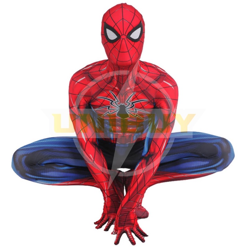 Spider-Man PS4 Peter Parker Spider-Armor MK IV Costume Cosplay Suit Unibuy