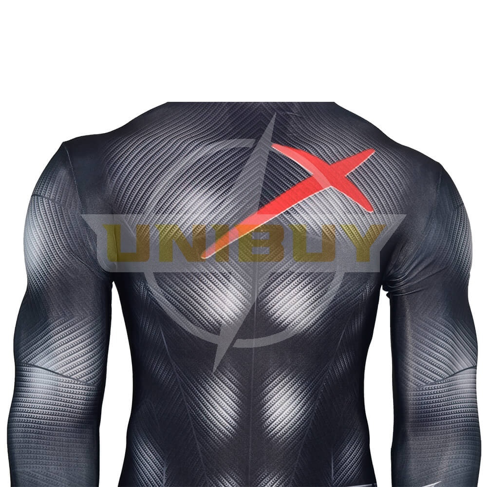 Anime Teen Titans Robin Red-X Costume Cosplay Jumpsuit Bodysuit For Kids Adult