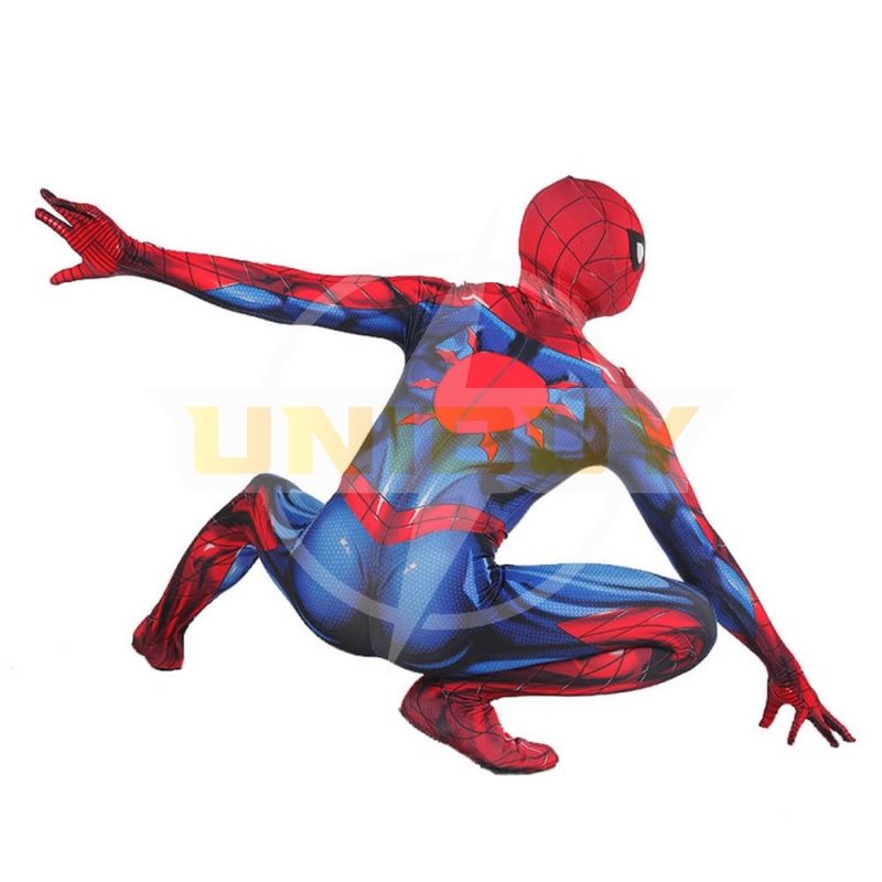 Spider-Man PS4 Peter Parker Spider-Armor MK IV Costume Cosplay Suit Unibuy