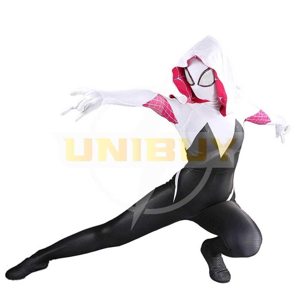 Gwen Stacy Suit Cosplay Costume Spider Man Jumpsuit Bodysuit For Kids Womens Unibuy