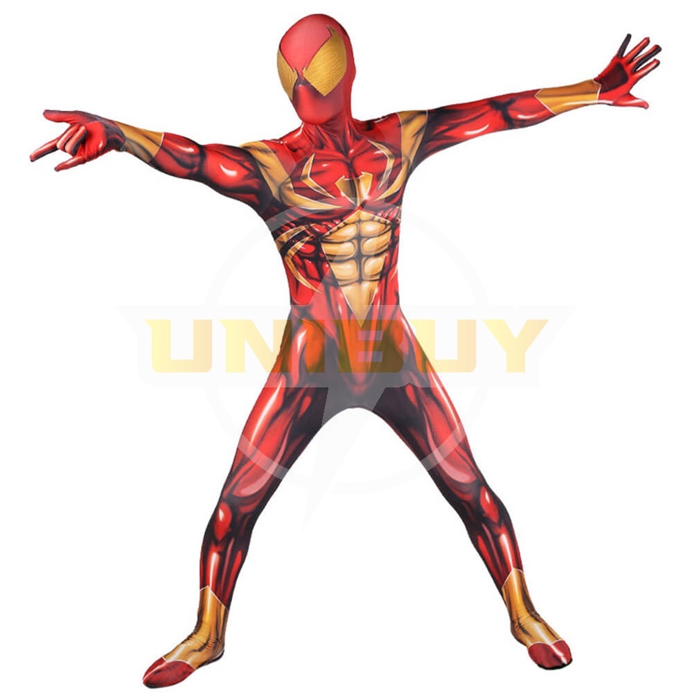 Spider-Man PS4 Iron Spider-Man Suit Cosplay Costume Bodysuit Unibuy