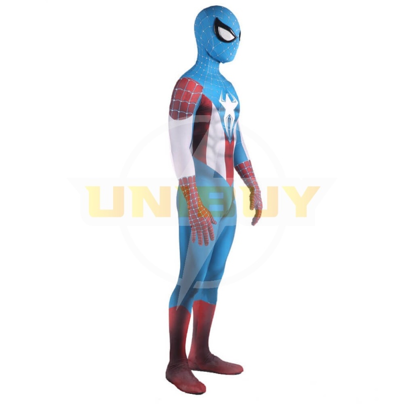 Avengers Captain America Spider-Man Crossover Cosplay Costume For Kids Adult Unibuy