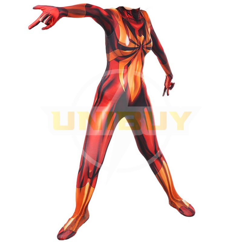 Iron Spider-Man Mary Jane Spinneret Spider Girl Costume Cosplay Suit For Kids Adult Unibuy