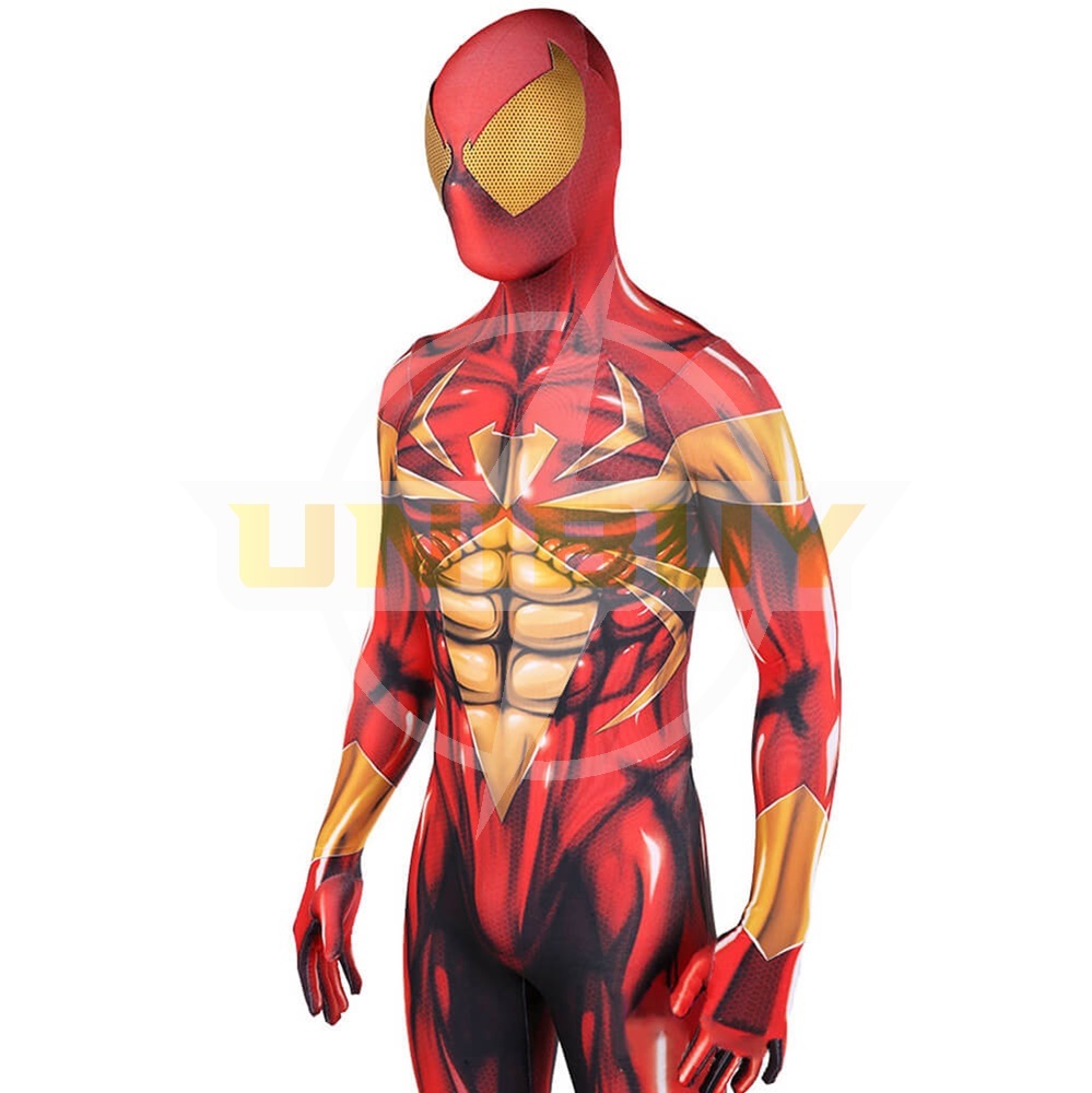 Spider-Man PS4 Iron Spider-Man Suit Cosplay Costume Bodysuit Unibuy