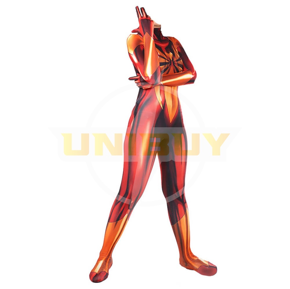 Iron Spider-Man Mary Jane Spinneret Spider Girl Costume Cosplay Suit For Kids Adult Unibuy