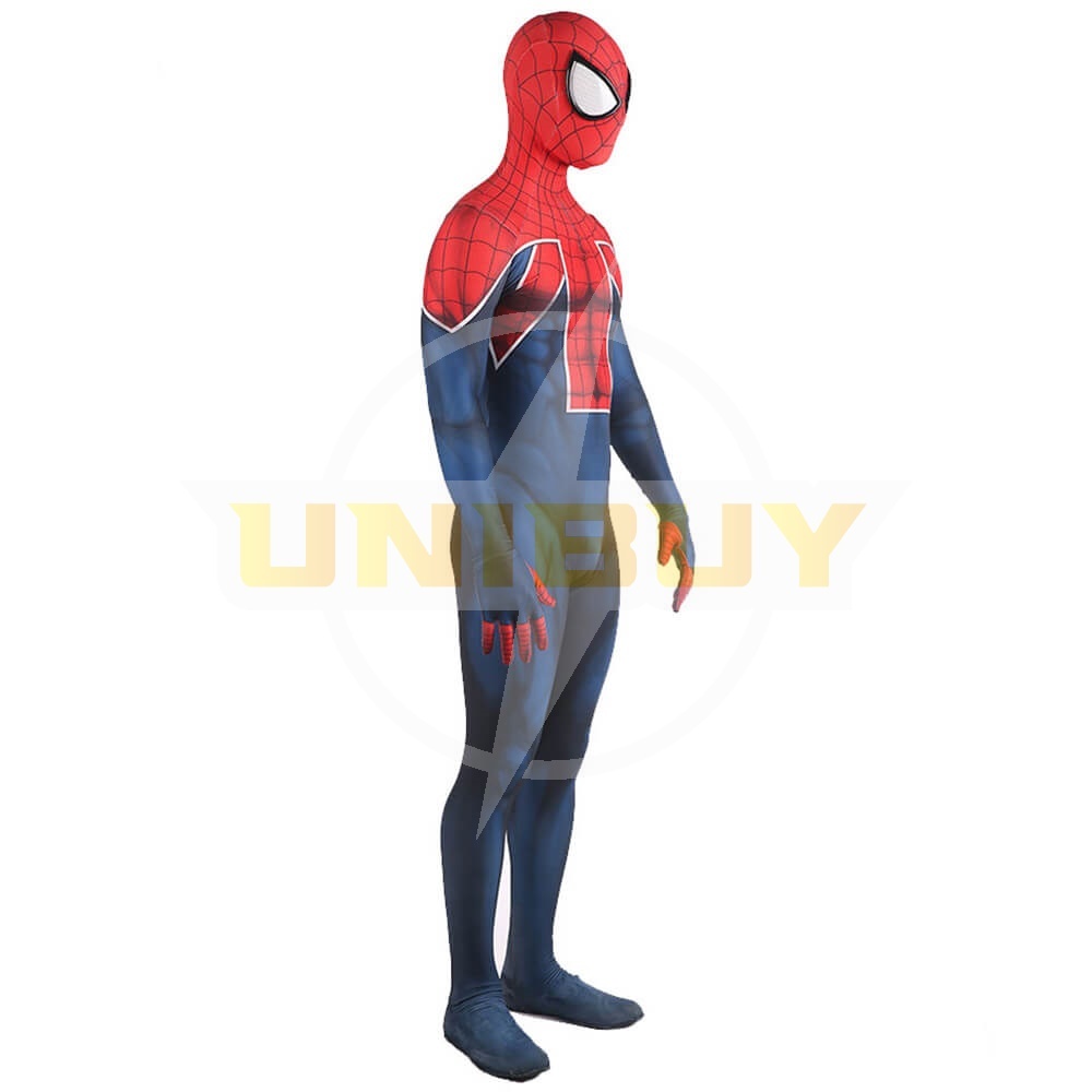 Spider-Man PS4 Peter Parker Spider-UK Suit Costume Cosplay Suit For Kids Adult Unibuy