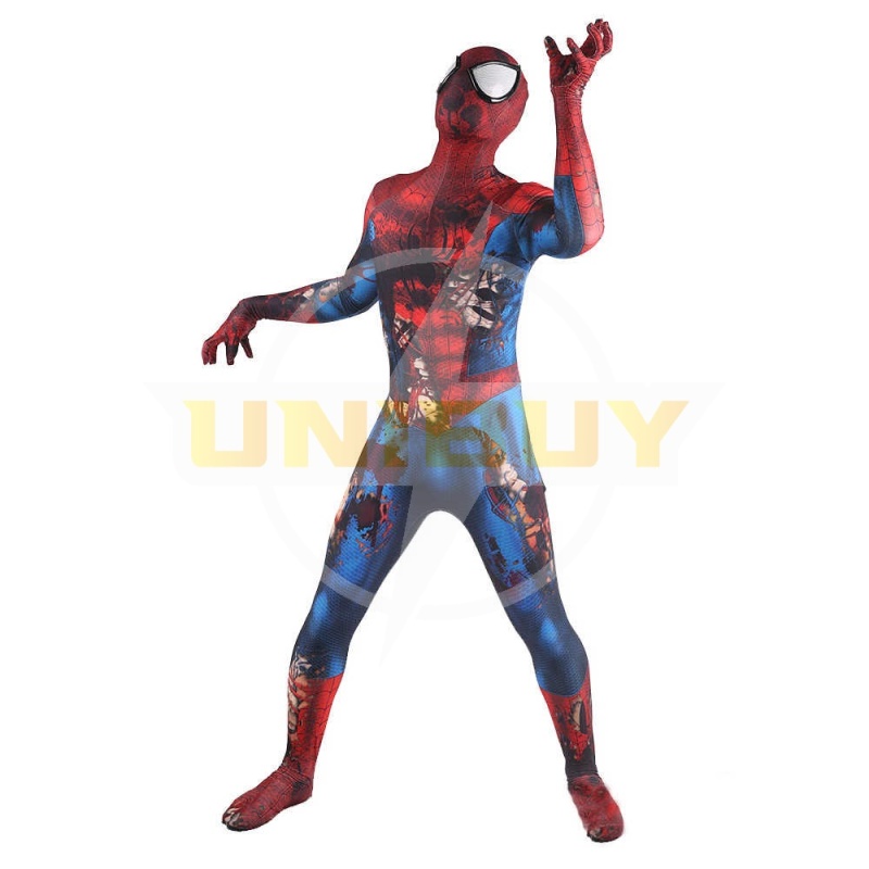 Avengers Spiderman Peter Parker Zombie Suit Cosplay Costume For Kids Adult Unibuy