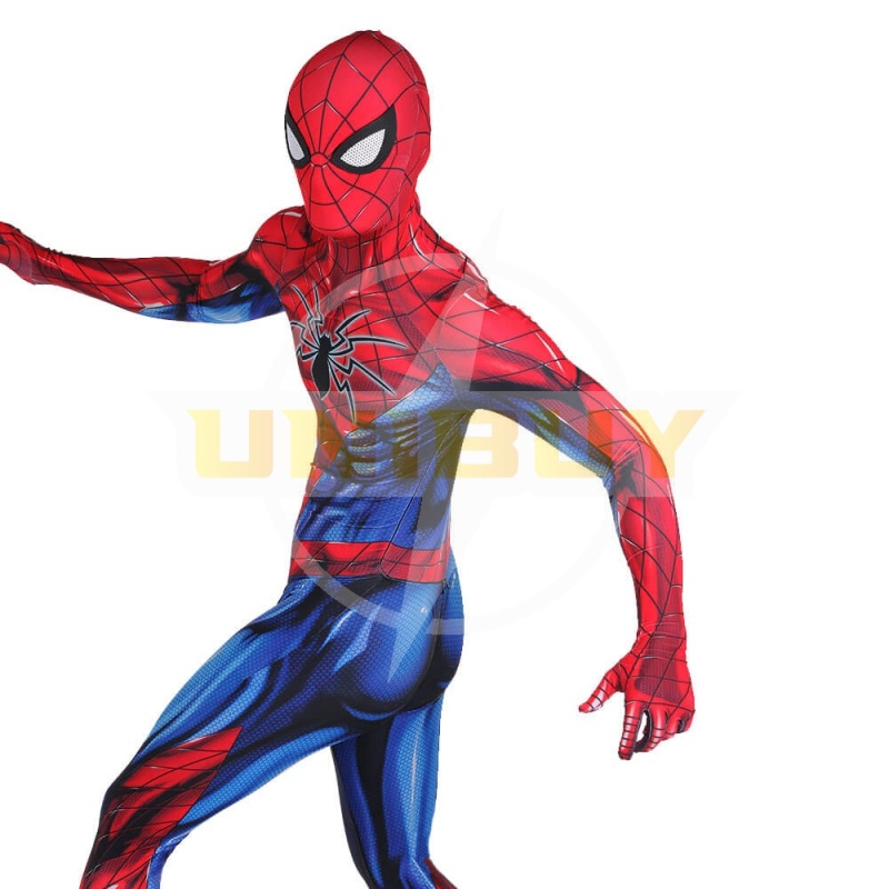 Spider-Man PS4 Peter Parker Spider-Armor MK IV Costume Cosplay Suit Unibuy