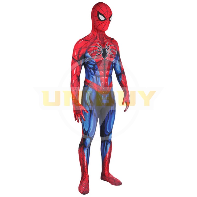 Spider-Man PS4 Peter Parker Spider-Armor MK IV Costume Cosplay Suit Unibuy