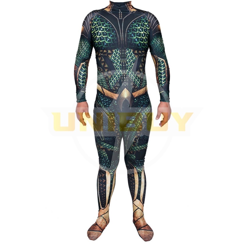 Justice League Aquaman Second Skin Suit Costume Cosplay Bodysuit Jumpsuit Ver.1 Unibuy