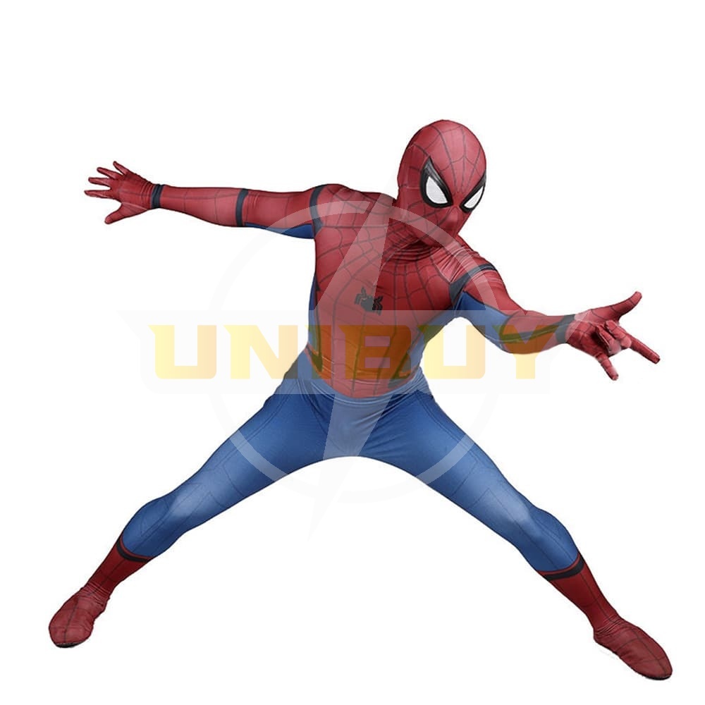 New Spiderman Homecoming Peter Parker Spider-Man Cosplay Costume Suit Unibuy