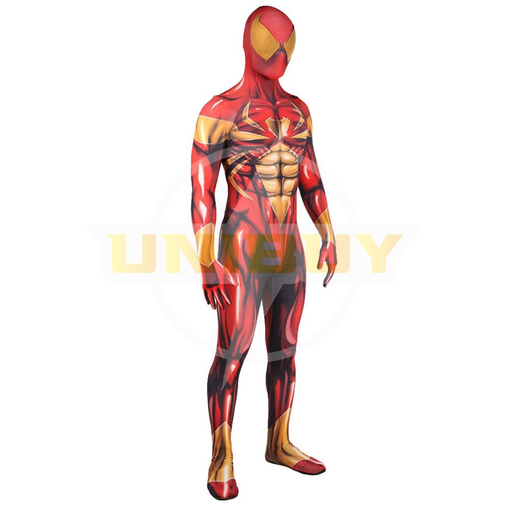 Spider-Man PS4 Iron Spider-Man Suit Cosplay Costume Bodysuit Unibuy