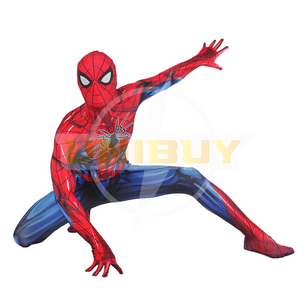 Spider-Man PS4 Peter Parker Spider-Armor MK IV Costume Cosplay Suit Unibuy