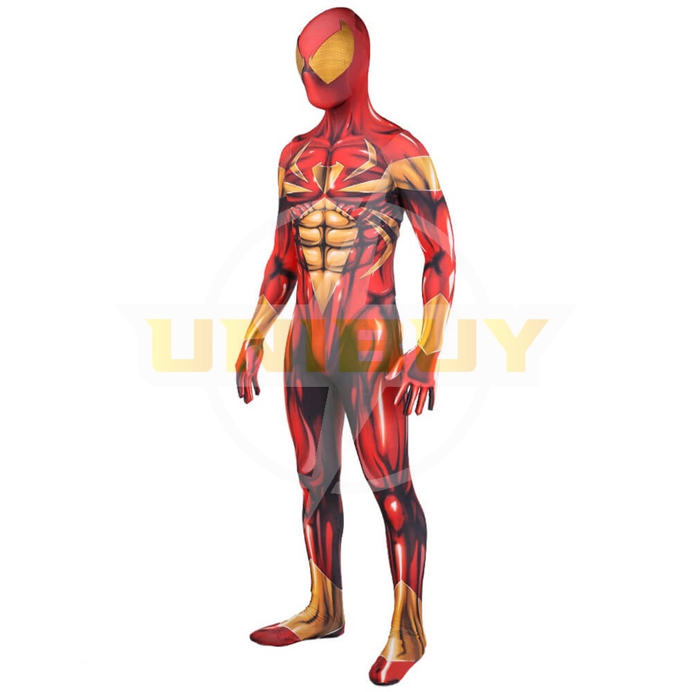 Spider-Man PS4 Iron Spider-Man Suit Cosplay Costume Bodysuit Unibuy