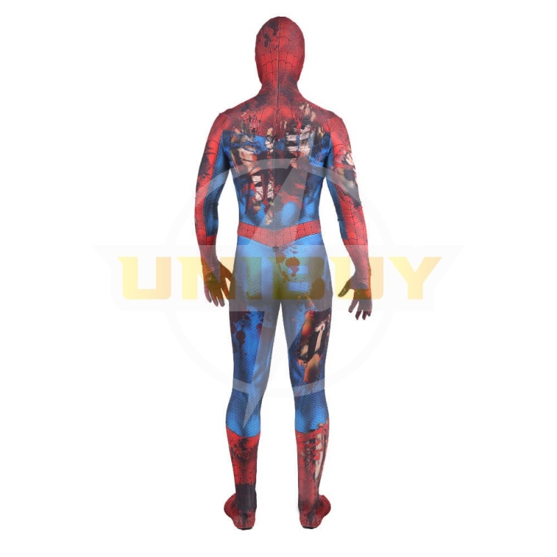 Avengers Spiderman Peter Parker Zombie Suit Cosplay Costume For Kids Adult Unibuy