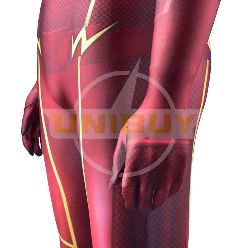 The Flash Barry Allen Costume Cosplay Jumpsuit Bodysuit For Kids Adult Unibuy