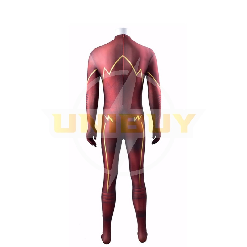 The Flash Barry Allen Costume Cosplay Jumpsuit Bodysuit For Kids Adult Unibuy