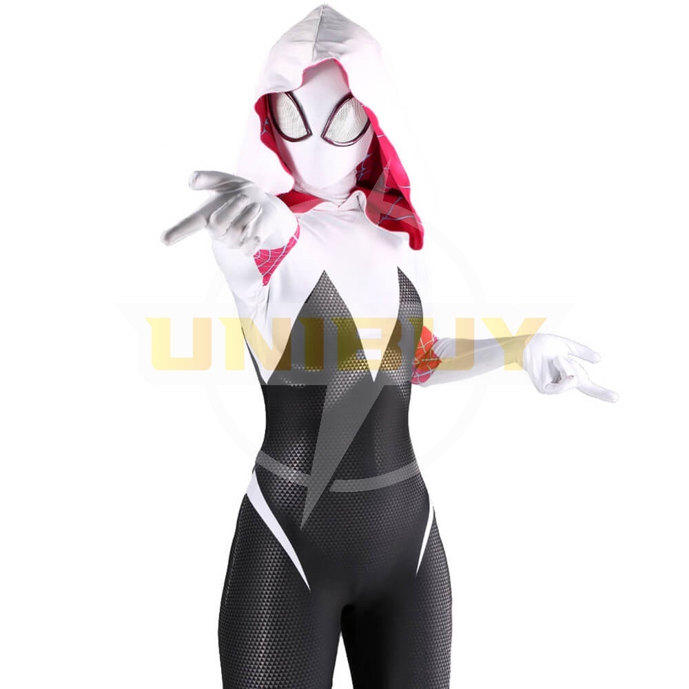 Gwen Stacy Suit Cosplay Costume Spider Man Jumpsuit Bodysuit For Kids Womens Unibuy