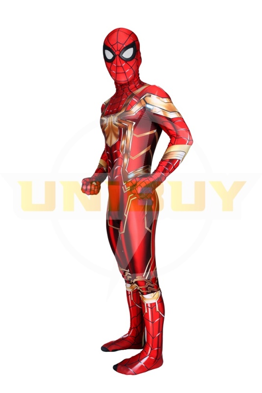 Spider-Man Iron Spider Man Costume Cosplay Jumpsuit For Kids Adult Unibuy