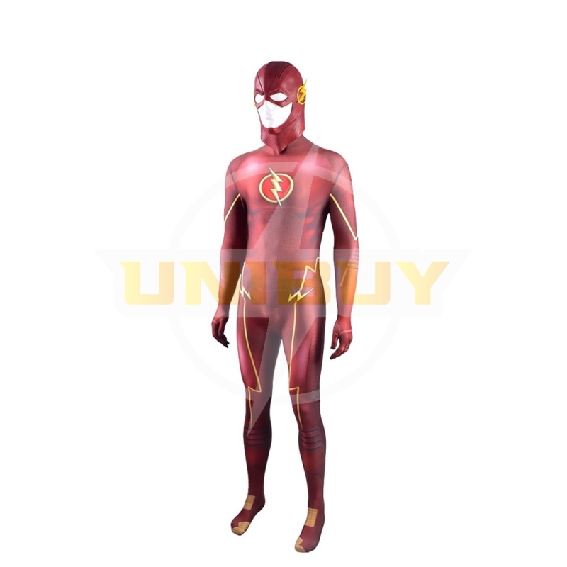 The Flash Barry Allen Costume Cosplay Jumpsuit Bodysuit For Kids Adult Unibuy