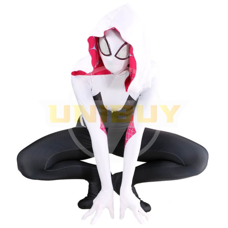 Gwen Stacy Suit Cosplay Costume Spider Man Jumpsuit Bodysuit For Kids Womens Unibuy