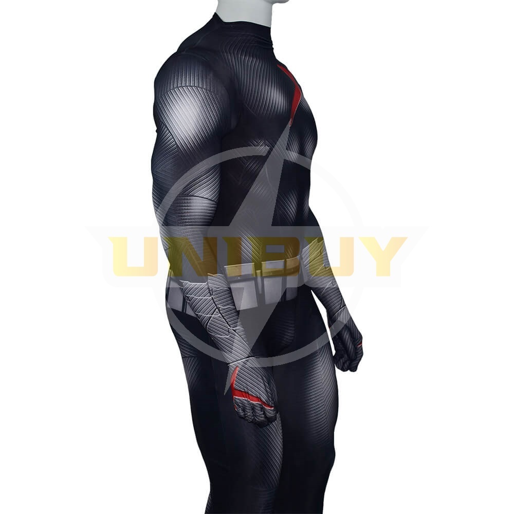 Anime Teen Titans Robin Red-X Costume Cosplay Jumpsuit Bodysuit For Kids Adult