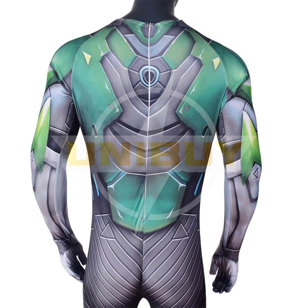 Overwatch Genji Costume Cosplay Bodysuit Jumpsuit For Kids Adult Unibuy
