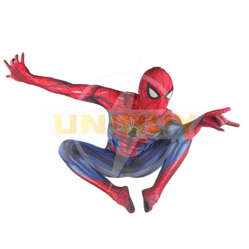 Spider-Man PS4 Peter Parker Spider-Armor MK IV Costume Cosplay Suit Unibuy