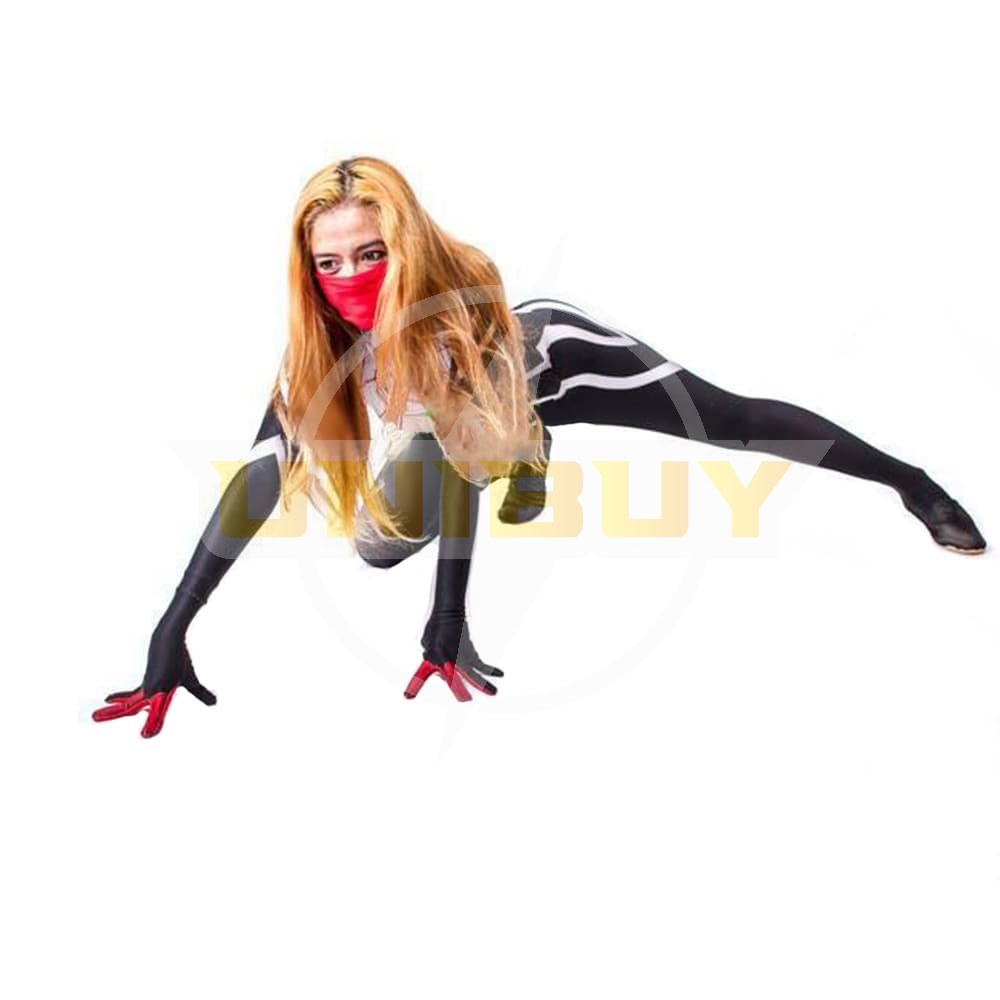 Spider-Man Silk Cindy Moon Cosplay Costume Jumpsuit Bodysuit For Kids Adult Unibuy