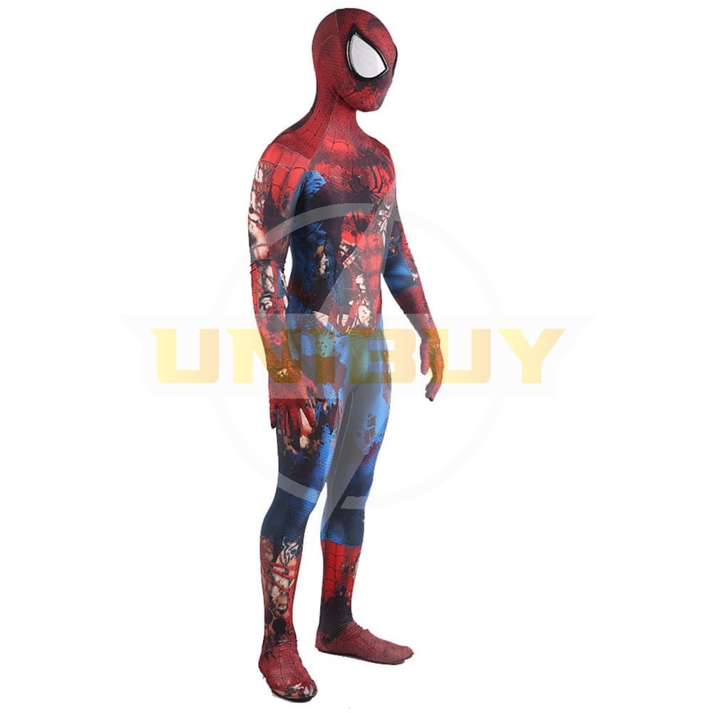 Avengers Spiderman Peter Parker Zombie Suit Cosplay Costume For Kids Adult Unibuy