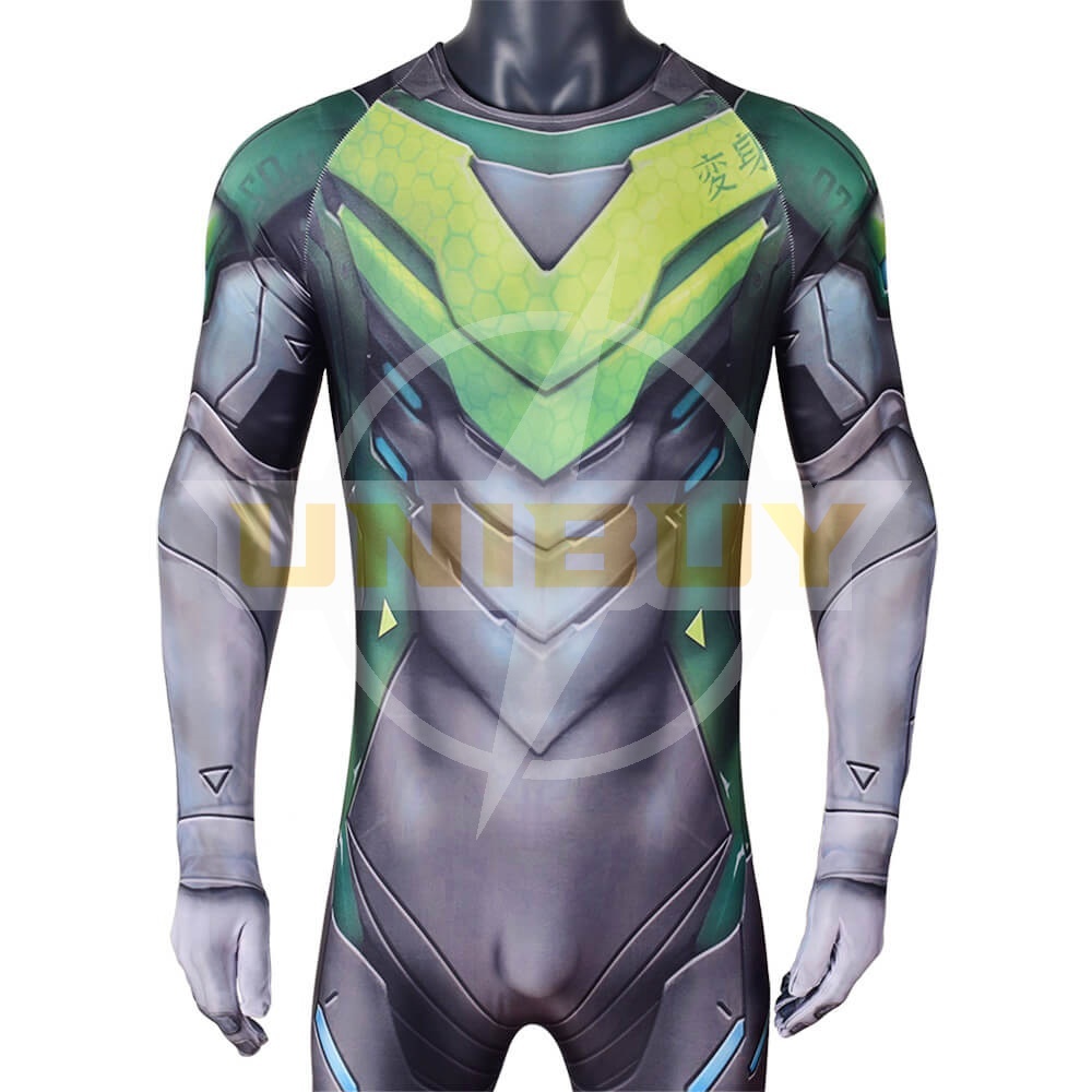 Overwatch Genji Costume Cosplay Bodysuit Jumpsuit For Kids Adult Unibuy