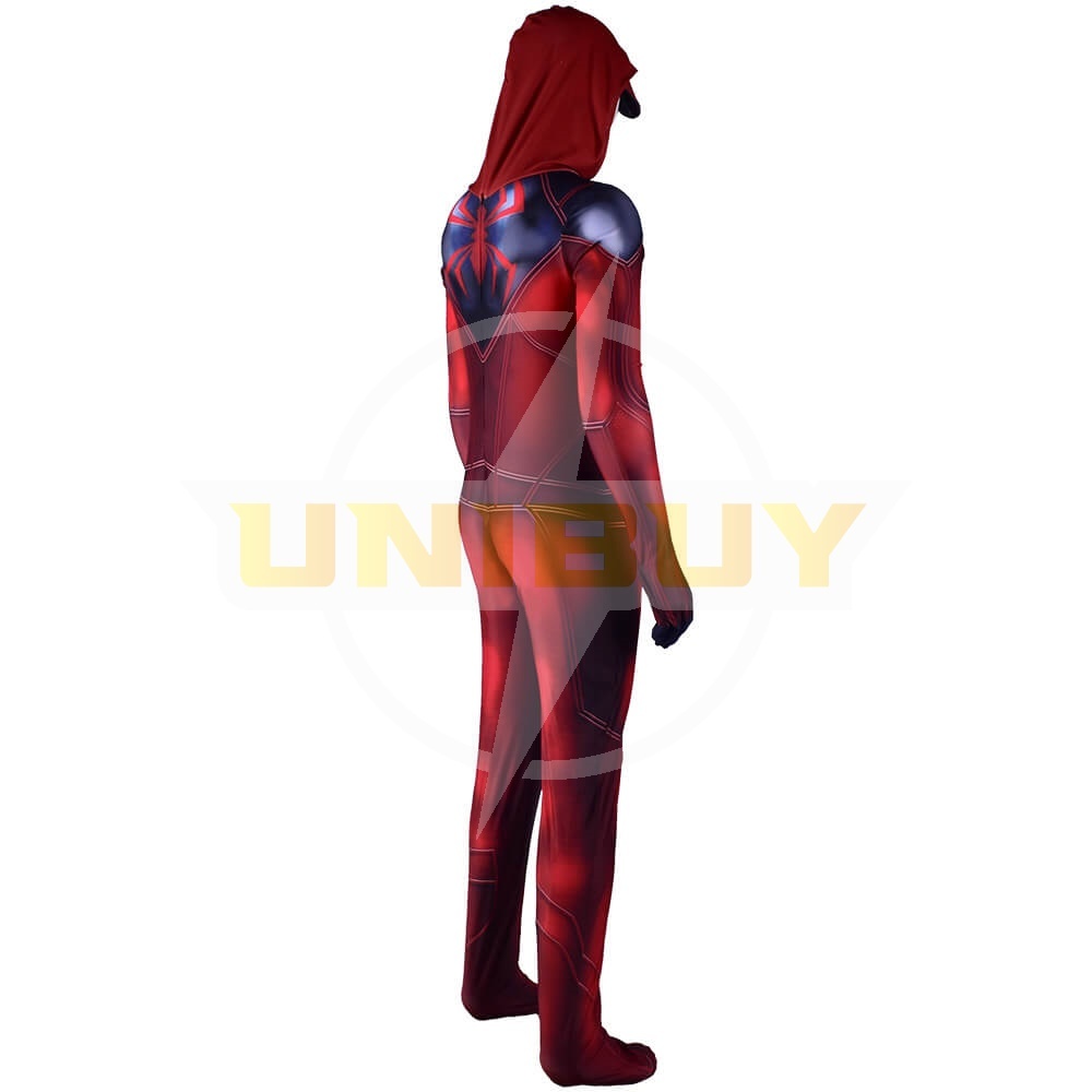 Spider-Man PS4 Scarlet Spider Kaine Parker Costume Cosplay Suit For Kids Adult Unibuy