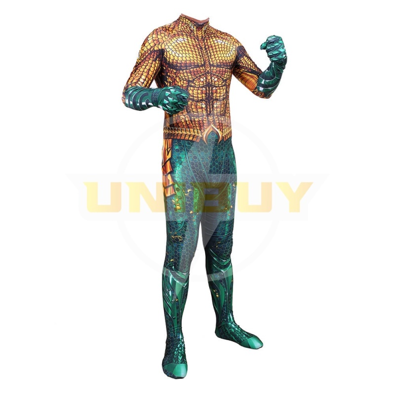 Justice League Aquaman Second Skin Suit Costume Cosplay Bodysuit Jumpsuit Ver.2 Unibuy