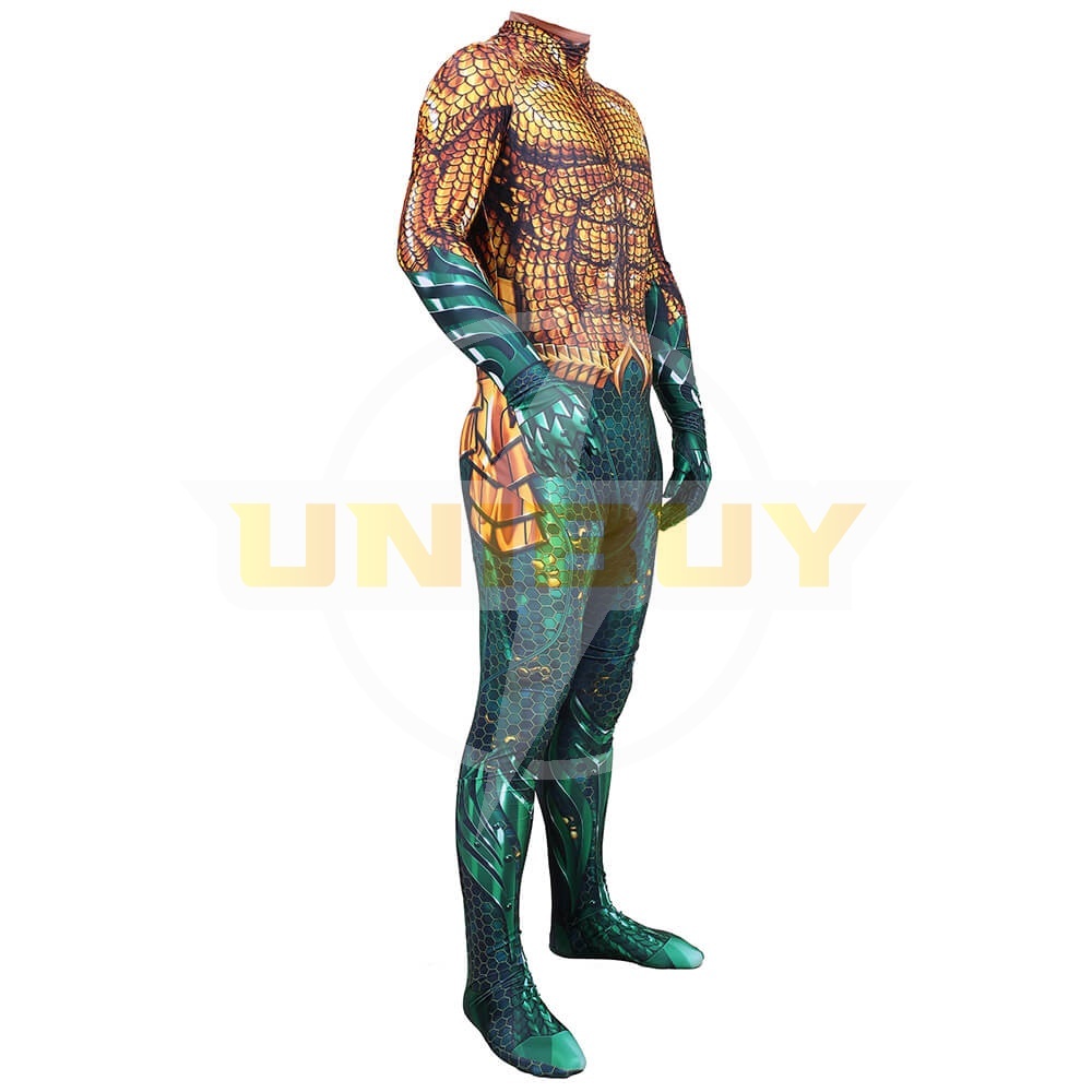 Justice League Aquaman Second Skin Suit Costume Cosplay Bodysuit Jumpsuit Ver.2 Unibuy