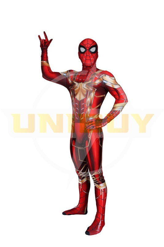 Spider-Man Iron Spider Man Costume Cosplay Jumpsuit For Kids Adult Unibuy