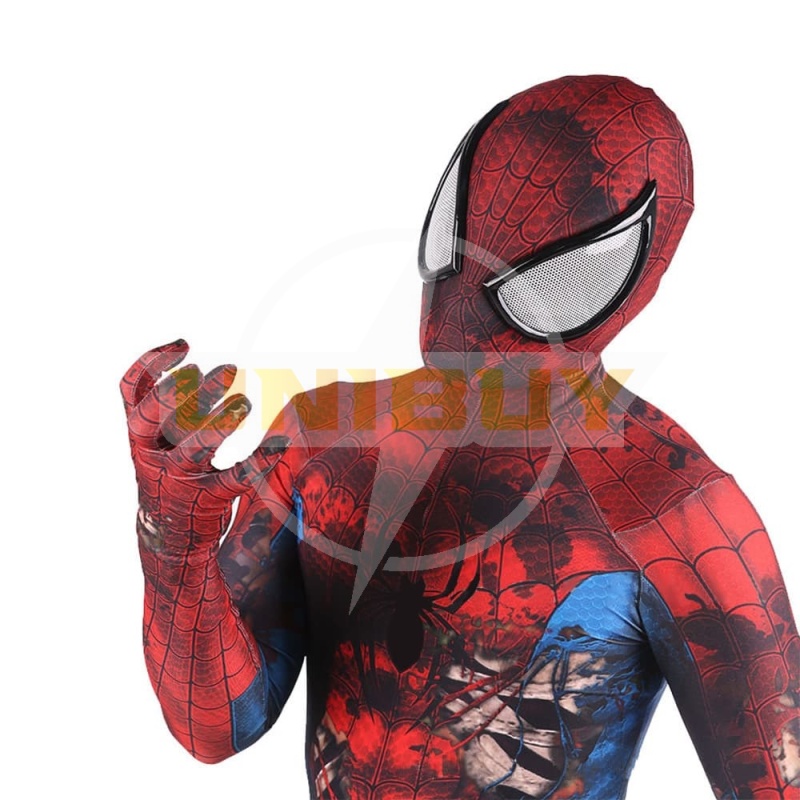 Avengers Spiderman Peter Parker Zombie Suit Cosplay Costume For Kids Adult Unibuy