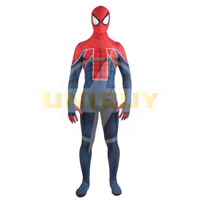 Spider-Man PS4 Peter Parker Spider-UK Suit Costume Cosplay Suit For Kids Adult Unibuy