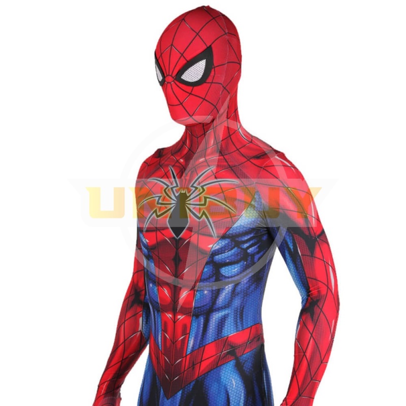 Spider-Man PS4 Peter Parker Spider-Armor MK IV Costume Cosplay Suit Unibuy