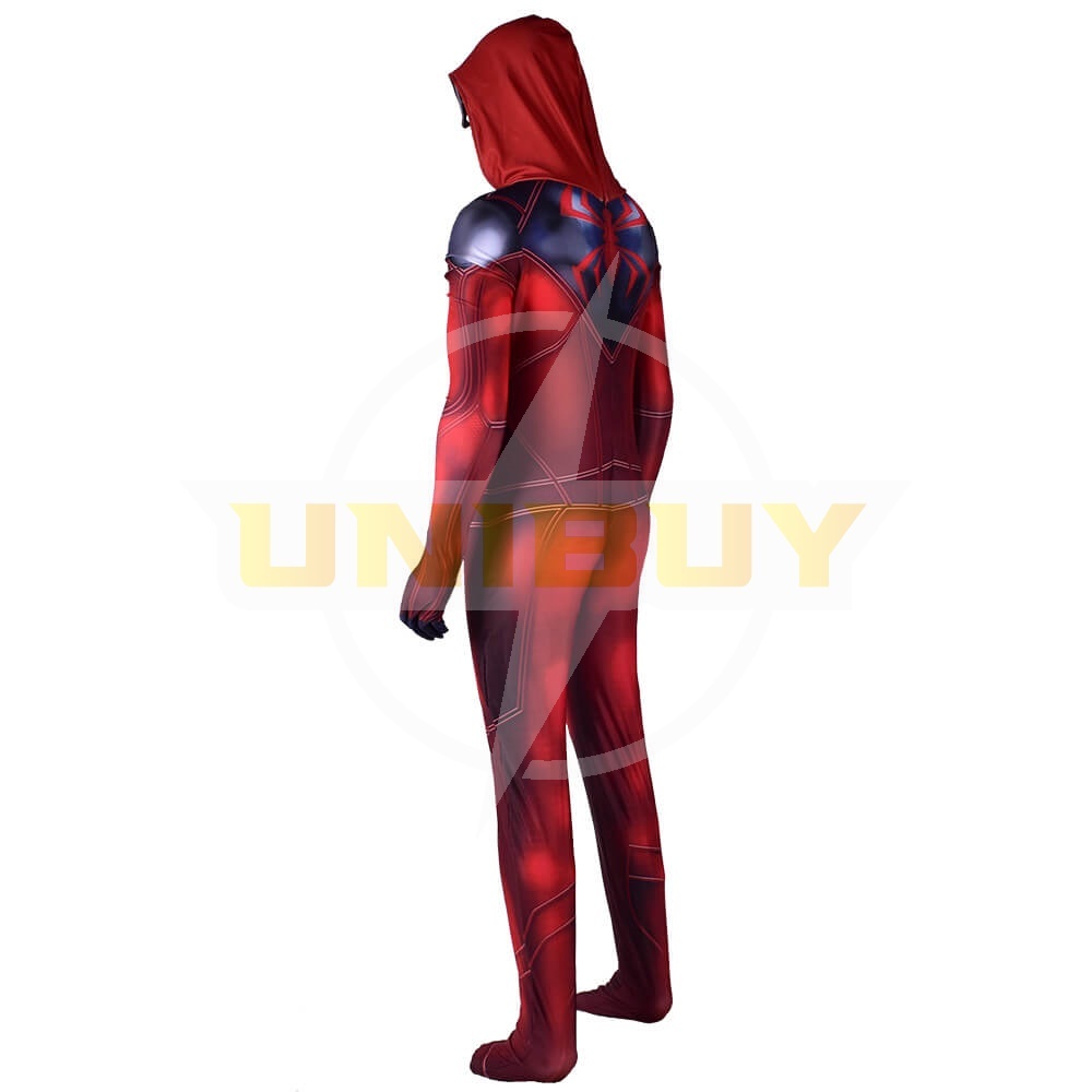 Spider-Man PS4 Scarlet Spider Kaine Parker Costume Cosplay Suit For Kids Adult Unibuy