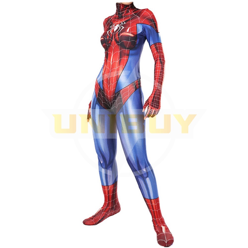 Spider Girl Spider-Man Mary Jane Spinneret Cosplay Costume Suit For Kids Adult Unibuy