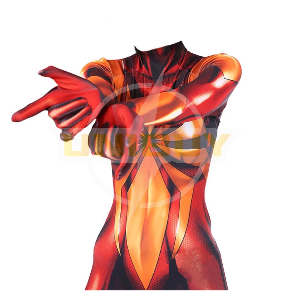 Iron Spider-Man Mary Jane Spinneret Spider Girl Costume Cosplay Suit For Kids Adult Unibuy